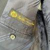 Brook Brothers Loro Piana Madison Wool Blazer 42R Black Gold Buttons Vent Preppy
