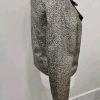 SB by Sachin & Babi Women Printed Metallic Moto Jacket Size XL Gold  Zip Up New
