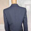 Gianni Bini Viscose Blend Pant Suit Size 4 Blue Black Denim Like Slim Fit 2Piece