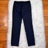 Gianni Bini Viscose Blend Pant Suit Size 4 Blue Black Denim Like Slim Fit 2Piece