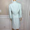 Kasper Women Polyester Acetate Aquamarine Skirt Suit Size 10 Lined 3/4 Sleeves