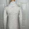 Neiman Marcus Knit Sweater Dress S Asymmetric Turtleneck Stretch Long Sleeve