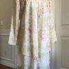 Metaphor Floral Dress Top Blouse Size 10 Tier Relax Long Sleeves Collarless 2PC