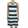 ALC Stretch Knit Dress Size S Multicolor Fit Flare Dorit Striped Sleeveless
