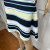 ALC Stretch Knit Dress Size S Multicolor Fit Flare Dorit Striped Sleeveless
