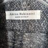 Amina Rubinacci Wool Blend White Blue Blazer Size 44 Stretch Made In Italy