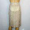 John Meyer Polyester Rayon Metallic Skirt Suit Size 10 Gold Floral Cocktail New