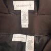 LIZ CLAIBORNE 2PC Brown Viscose Wool Lycra Stretch Flared Career Skirt Suit SZ 4