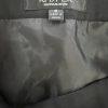 10-4749.jpg Kasper Women Black Polyester Lined Ruffle Knee Length Skirt Size 6