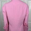 Nina Rossi Polyester Skirt Suit Top Size 22 Pink Ruffle Beaded Lined Women 3PC
