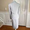 New EMILY Women 2PC Gray Beaded Polyester Lace Lined Skirt Suit Size 18W