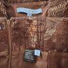 ANTONIO MELANI 2PC Brown Polyester Rayon Lined Tiered Skirt 10 Skirt 8 Abstract