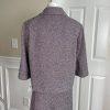 New JOHN MEYER Women Purple Black Polyester Viscose Flared skirt Suit Size 14