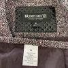 New JOHN MEYER Women Purple Black Polyester Viscose Flared skirt Suit Size 14