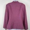 Kasper Wool Blazer 16 Pink Wrap Shawl Collar Iconic Cocktail Business New