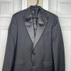 Lauren Ralph Lauren Wool Polyester Tuxedo Black Blazer 40R Black Label One vent