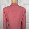Kasper Women Polyester Skirt Suit Size 8P Coral 3 Button Lined Notch Collar 2PC