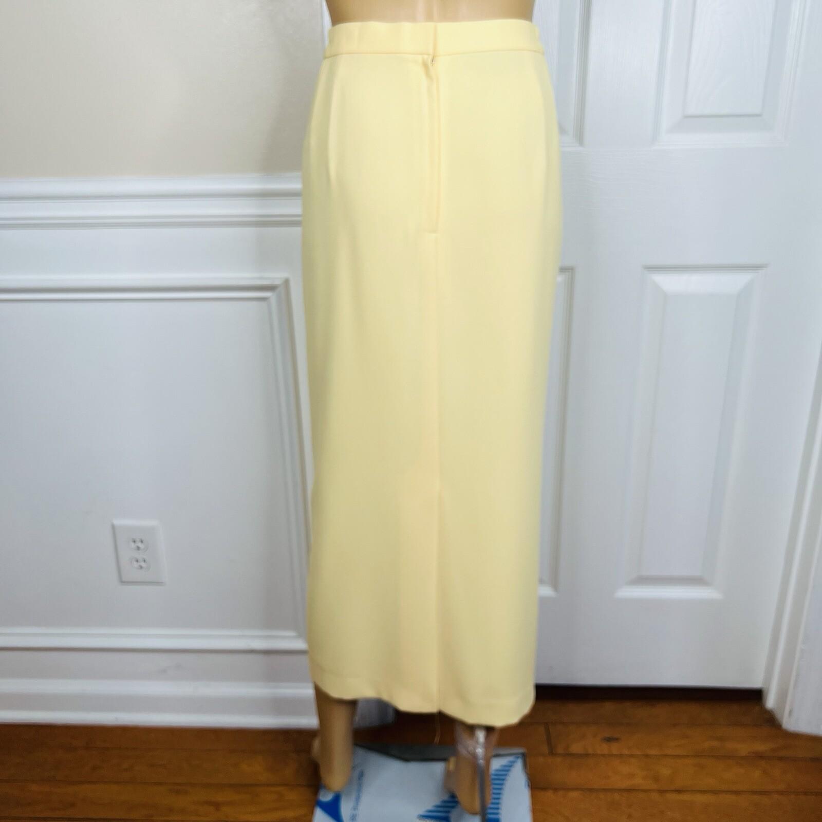 Donna Vinci Polyester Beaded Butter Skirt Suit 20 Lined Collarless Cocktail 2PC