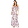 Michael Costello X Revolve Polyester Stretch Jumpsuit XS Pink Blossom Peplum