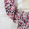 Michael Costello X Revolve Polyester Stretch Jumpsuit XS Pink Blossom Peplum