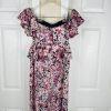 Michael Costello X Revolve Polyester Stretch Jumpsuit XS Pink Blossom Peplum