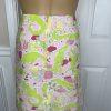Lilly Pulitzer Originals Cotton Polyester Skirt 6 Multicolor Alligator Lace Mini