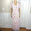 10-4978.jpg Sarah Elizabeth Vintage Rayon Dress Size 12 Floral Beaded Belted Pleated Lined