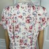 10-4984.jpg Sarah Elizabeth Vintage Rayon Dress Size 12 Floral Beaded Belted Pleated Lined