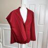 Liz Baker Women Polyester Pant 14 Suit 16 Red Notch Collar Lined 2PC New