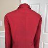 Liz Baker Women Polyester Pant 14 Suit 16 Red Notch Collar Lined 2PC New