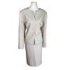 10-500.jpg New ISABELLA 2PC Polyester Lined Collarless Skirt (Size 16) Suit (Size 18)