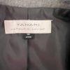 TAHARI ASL Gray Polyester Rayon Spandex Double Breasted Lined Blazer Size 14