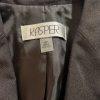 KASPER Women Brown Polyester Lined Single Breasted Blazer  Suit Size 6P