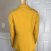 New EMILY Women 2PC Mustard Polyester Lined Tiered Skirt Suit Size 18W