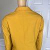 New EMILY Women 2PC Mustard Polyester Lined Tiered Skirt Suit Size 18W