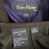 Evan Picone Polyester Metallic Skirt Suit Size 8 Purple Black Notch Collar 2PC