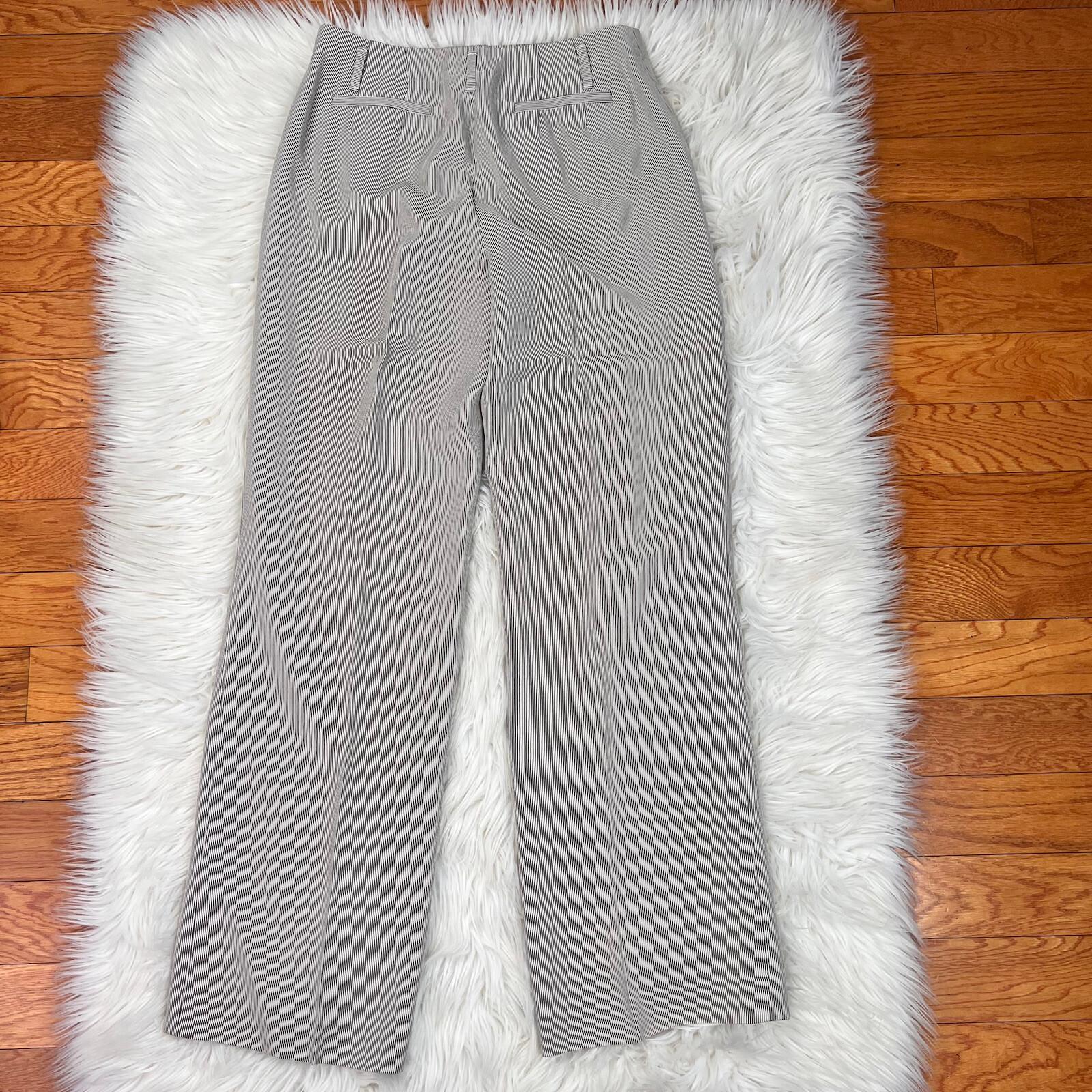 10-5129.jpg New TALBOTS 3PC Brown Striped Wool Blend Lined Skirt Suit Pants Size 6 MSRP 8