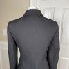 SUIT STUDIO Women 2PC Black Polyester Single breasted Skirt Suit Size 4P