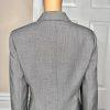 Le Suit Women Polyester Pant Suit Size 8 Light Gray Pockets Shawl Collar 2PC