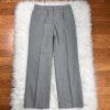 Le Suit Women Polyester Pant Suit Size 8 Light Gray Pockets Shawl Collar 2PC