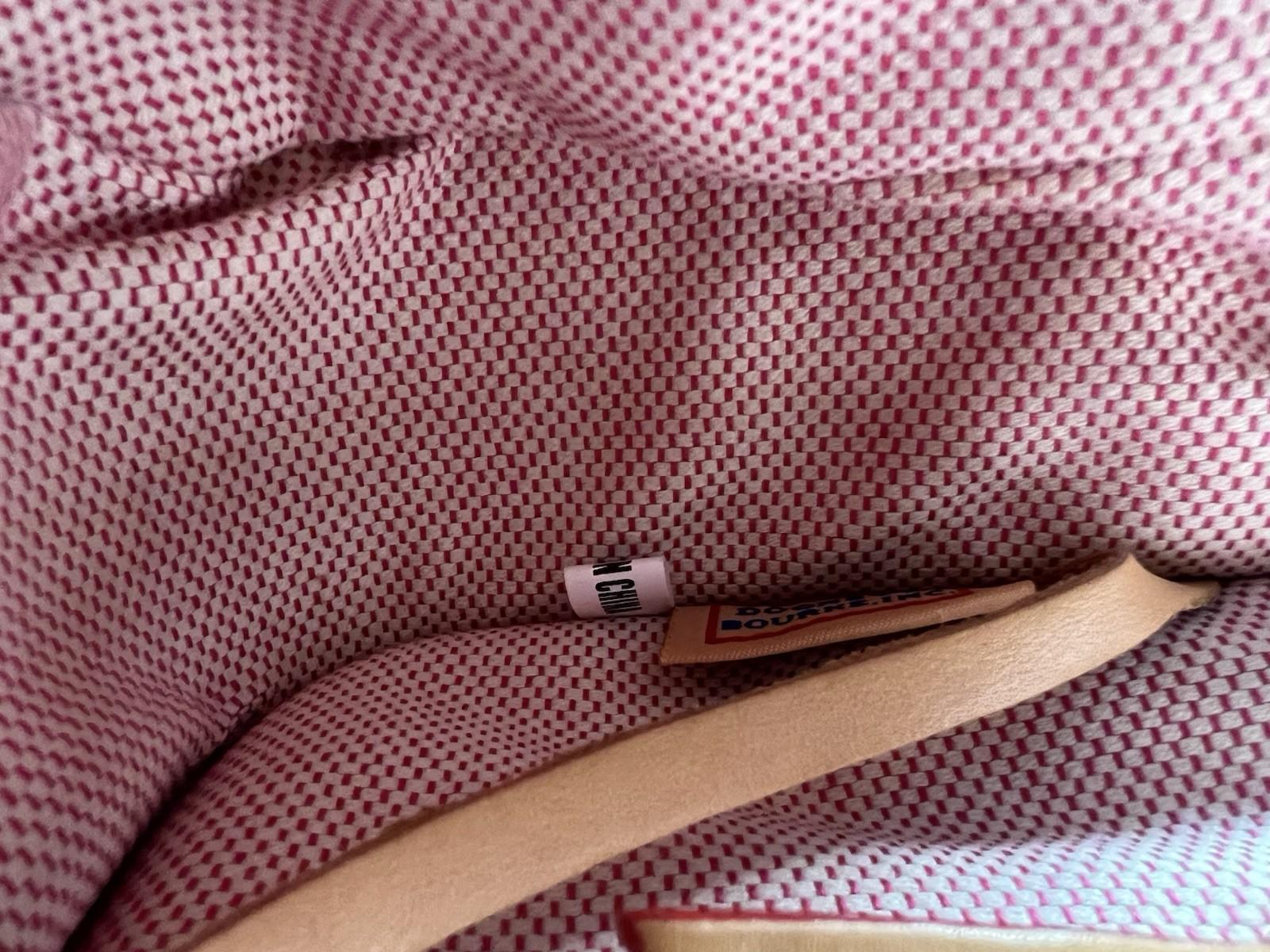 DOONEY & BOURKE Leather Shoulder Bag Monogram Leather Small Flap Charm Retro 90s