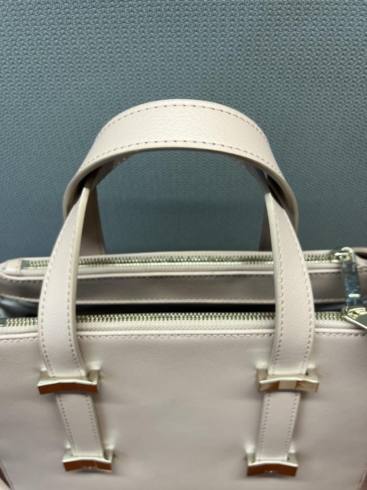Ted Baker Taupe Judiith Tote Bag Adjustable Handle Leather Crossbody Large