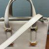 Ted Baker Taupe Judiith Tote Bag Adjustable Handle Leather Crossbody Large