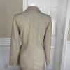 ALFANI 2PC Brown Polyester Rayon Mismatch Wrap Skirt (Size 8) Suit (Size 4)