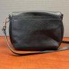 Aimee Kestenberg Crossbody Black Soft Lamb Leather Foldover Studded Double Zip