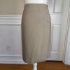 ALFANI 2PC Brown Polyester Rayon Mismatch Wrap Skirt (Size 8) Suit (Size 4)