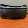 Aimee Kestenberg Crossbody Black Soft Lamb Leather Foldover Studded Double Zip
