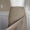 ALFANI 2PC Brown Polyester Rayon Mismatch Wrap Skirt (Size 8) Suit (Size 4)