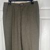 John Meyer Polyester Pant Suit 14 Dark Green Lined Peak Collar Career 2PC