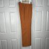 GMI Polyester Skirt Suit Pant 14 Faded Tangerine Ruffle Shawl Collar 3PC New